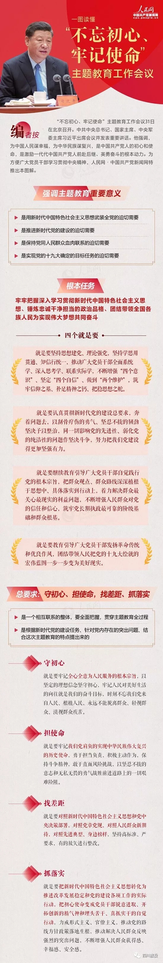 不忘初心、牢记使命| 一图读懂“不忘初心、牢记使命”主题教育工作会议